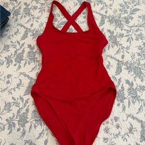 Andie cherry red tulum swimsuit 🍒